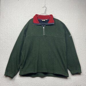 Vintage R & R Pullover Fleece Mens M Forest Green (Patagonia Synchilla Style)